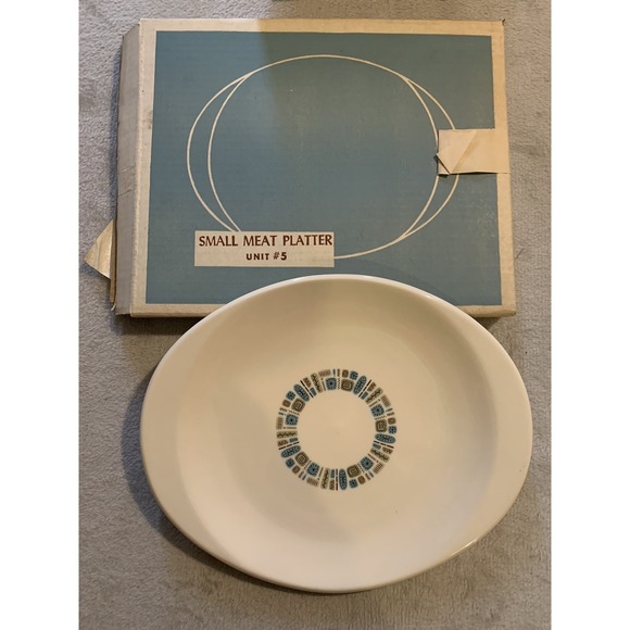 Other - Small Meat Platter New In Open Box Canonsburg‎ TEMPORAMA Mid Century Modern NOS